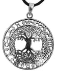 Lebensbaum 211 mit Schlangenkette - Silber
