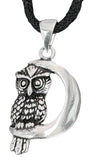 Eule 116 mit Schlangenkette - Silber