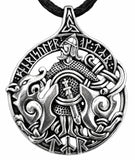Tyr mit Fenrir 398 mit Schlangenkette - Silber