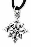 Chaosstern 58 mit Schlangenkette - Silber