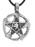 Anhänger 68 Pentagramm - Zinn
