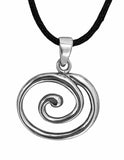 Spirale 22 mit Schlangenkette - Silber