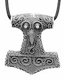 Thorshammer 150 mit Schlangenkette - Silber