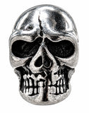 Bartperle Totenkopf 4mm - Edelstahl