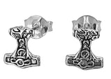 Ohrstecker 57 Thorshammer - Silber