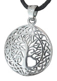 Lebensbaum 154 mit Kette - Edelstahl
