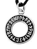 Anhänger 30 Runenkreis - Silber