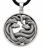 Schlangen 41 mit Schlangenkette - Silber