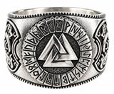 Ring Wotansknoten Valknut, Gr. 52-74 (wota1) - Silber