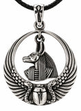 Anubis 365 mit Schlangenkette - Silber
