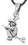 Hexe 260 mit Schlangenkette - Silber
