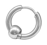 Klappcreole Silber 10 x 2,5 mm - Edelstahl kcsi11