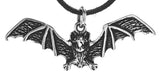 Fledermaus 241 mit Schlangenkette - Silber