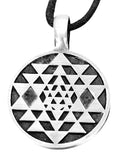 Anhänger 121 Sri Yantra - Zinn
