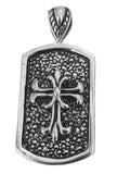 Anhänger 13 Kreuz - Edelstahl