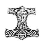 Thorshammer 292 mit Königskette - Silber