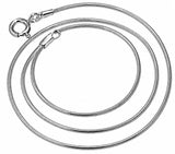 Keltenknoten 27 mit Schlangenkette - Silber