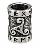 Bartperle Triskele 7mm - Silber