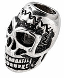 Bartperle Totenkopf - Edelstahl Nr. 1007