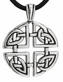 Keltischer Knoten 109 mit Schlangenkette - Silber