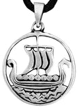 Anhänger 134 Wikinger-Schiff - Zinn