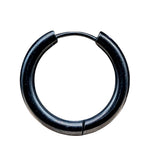 Klappcreole schwarz 16mm - Edelstahl kcschw10
