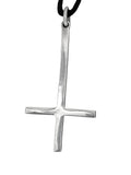 Kreuz 63 mit Schlangenkette - Silber