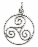 Anhänger 23 Triskele - Silber