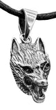 Wolf 7 A mit Schlangenkette - Silber