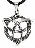 Keltenknoten 326 mit Schlangenkette - Silber