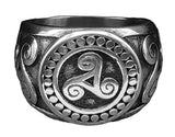 Ring Triskele, Gr. 55-70 (edtr) - Edelstahl