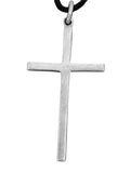 Kreuz 21 mit Schlangenkette - Silber