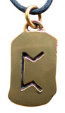 Anhänger 100 Perthro - Bronze