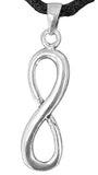 Unendlichkeitszeichen 258 mit Schlangenkette - Silber