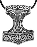 Kombi 147 Thorshammer mit Königskette - Silber