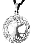 Lebensbaum 90 mit Schlangenkette - Silber