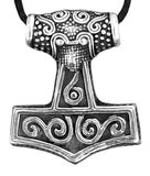 Thorshammer 149 mit Schlangenkette - Silber