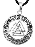 Wotansknoten 215 mit Schlangenkette - Silber