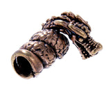 Bartperle Drache 5 mm - Bronze