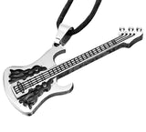 Anhänger 2 Gitarre - Edelstahl