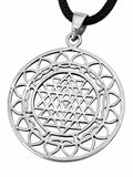 Anhänger 130 Sri Yantra - Silber