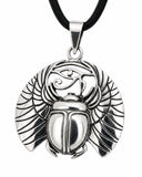 Skarabäus 368 mit Schlangenkette - Silber