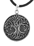 Lebensbaum 100 mit Korbkette - Silber
