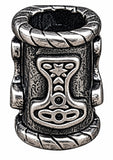 Bartperle Thorshammer 6 mm - Edelstahl