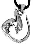 Alien 178 mit Schlangenkette - Silber