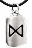 Anhänger 157 Rune Dagaz - Silber