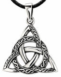Keltenknoten 232 mit Schlangenkette - Silber