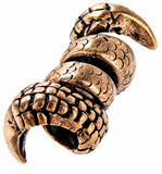 Bartperle Drachenkralle 6 mm - Bronze