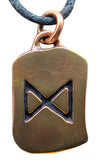 Anhänger 108 Dagaz - Bronze
