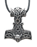 Thorshammer 245 mit Königskette - Silber